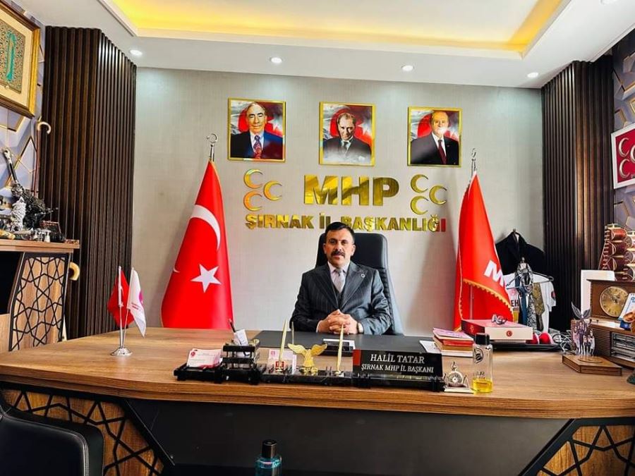 MHP ŞIRNAK MİLLETVEKİLİ ADAYI TATAR’DAN RAMAZAN BAYRAMI MESAJI